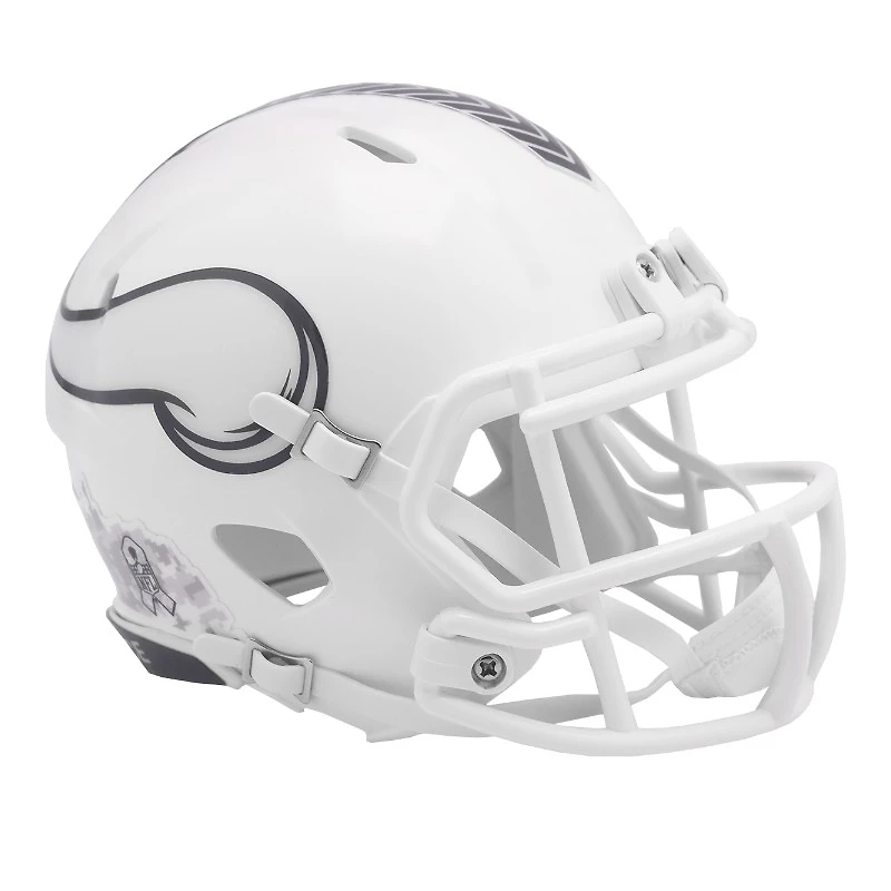 Minnesota Vikings 2024 Salute To Service Riddell Speed Mini Helmet