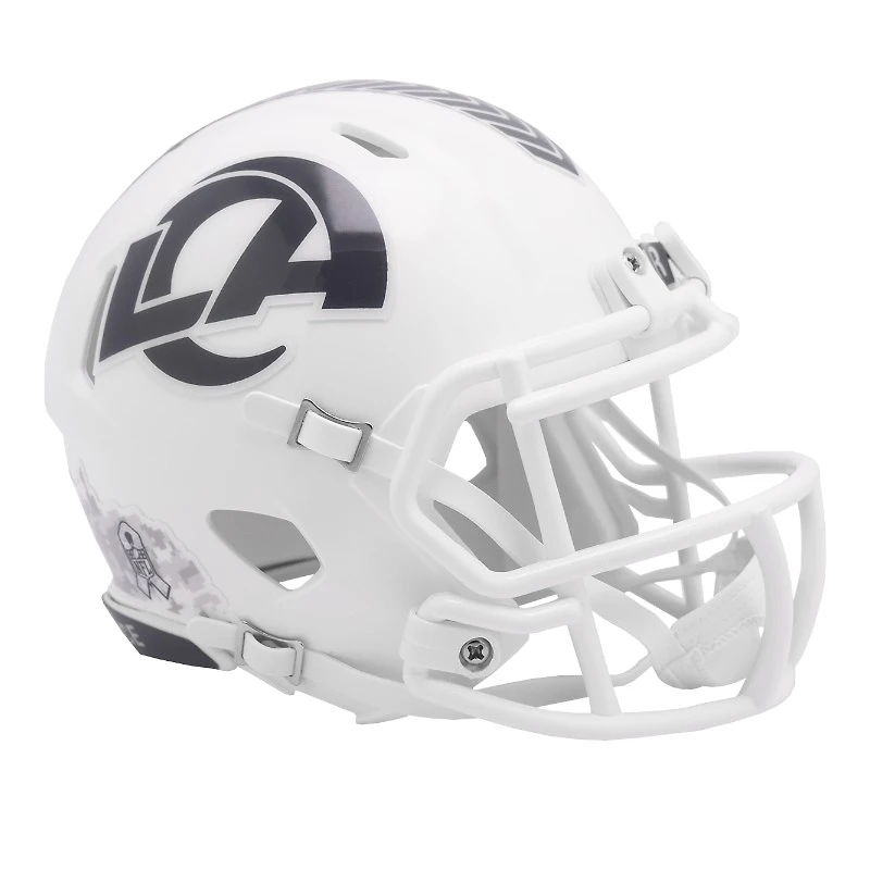 Los Angeles Rams 2024 Salute To Service Riddell Speed Mini Helmet