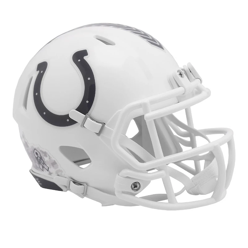 Indianapolis Colts 2024 Salute To Service Riddell Speed Mini Helmet