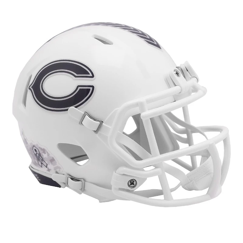 Chicago Bears 2024 Salute To Service Riddell Speed Mini Helmet