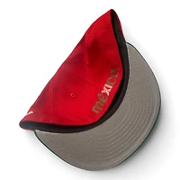 Mexico Red and Green Two Tone Flag Patch Gray UV New Era 59Fifty Fitted Hat