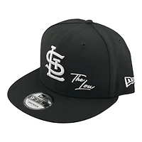 St. Louis Cardinals White on Arch Patch Gray UV New Era 9FIFTY Snapback Hat