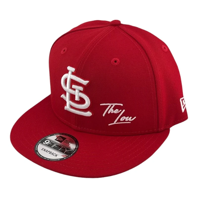 St. Louis Cardinals White on Red Arch Patch Gray UV New Era 9FIFTY Snapback Hat