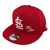 St. Louis Cardinals White on Red Arch Patch Gray UV New Era 9FIFTY Snapback Hat