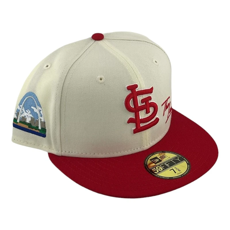 St. Louis Cardinals Chrome and Red Arch Patch UV New Era 59FIFTY Fitted Hat