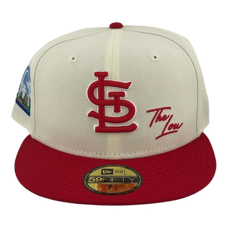 St. Louis Cardinals Chrome and Red Arch Patch UV New Era 59FIFTY Fitted Hat
