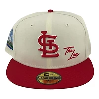 St. Louis Cardinals Chrome and Red Arch Patch UV New Era 59FIFTY Fitted Hat