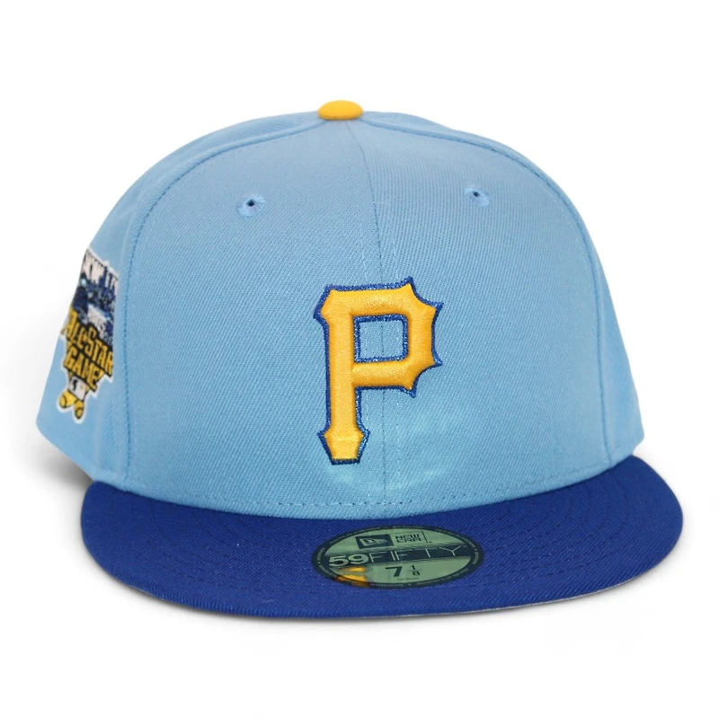 Pittsburgh Pirates Icy and Royal Blue "DPM Fam Pack" 2006 All Star Game Patch Gray UV New Era 59Fifty Fitted Hat