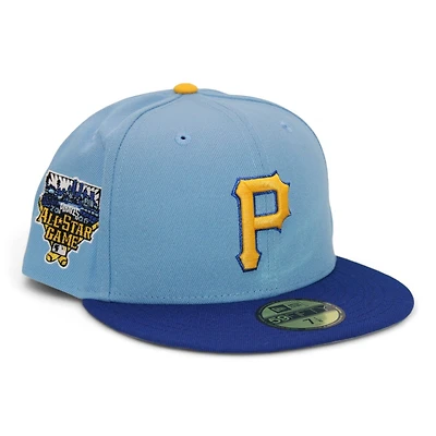 Pittsburgh Pirates Icy and Royal Blue "DPM Fam Pack" 2006 All Star Game Patch Gray UV New Era 59Fifty Fitted Hat