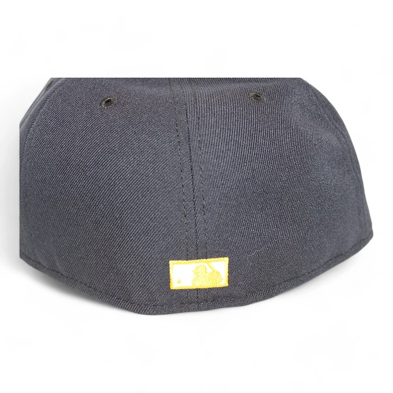 Milwaukee Brewers Navy "DPM Fam Pack" 50th Anniversary Patch Gray UV New Era 59Fifty Fitted Hat
