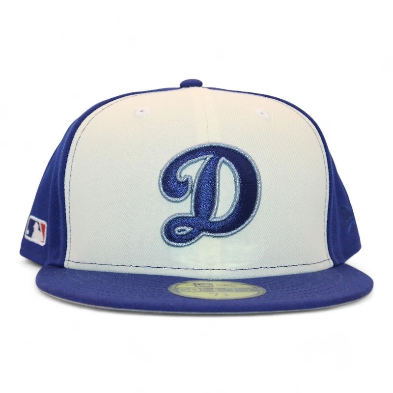 Los Angeles Dodgers Cream Front and Blue "DPM Fam Pack" Side Batterman Gray UV New Era 59Fifty Fitted Hat