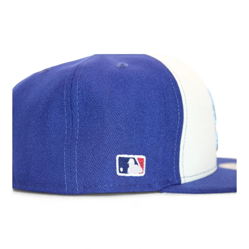 Los Angeles Dodgers Cream Front and Blue "DPM Fam Pack" Side Batterman Gray UV New Era 59Fifty Fitted Hat