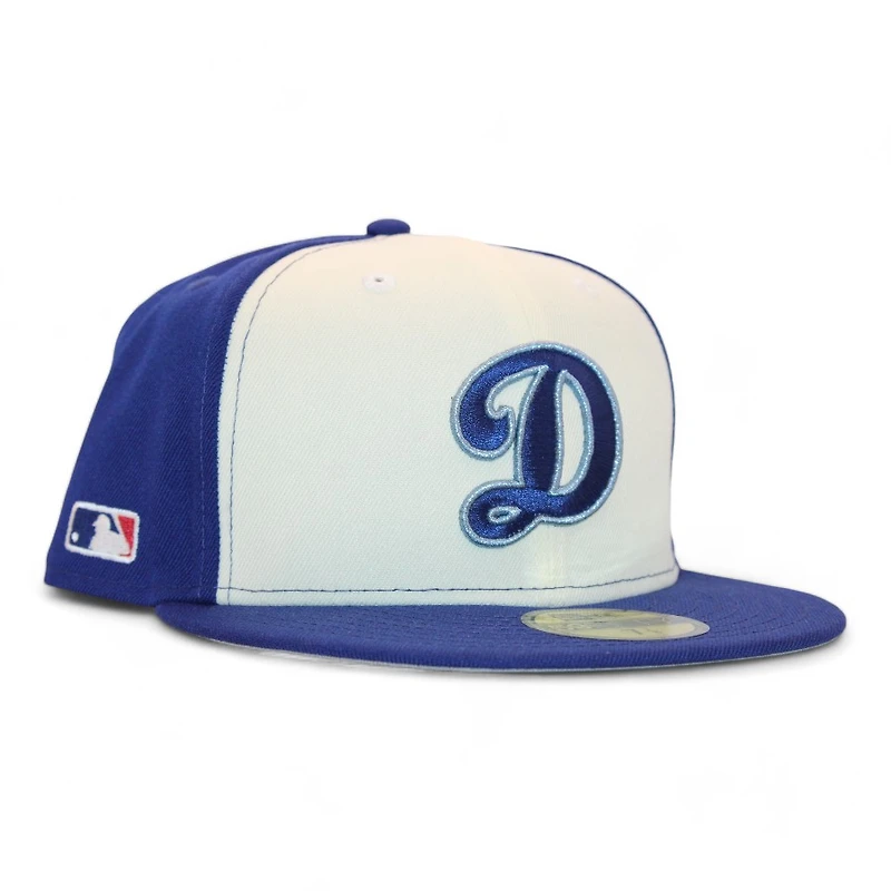 Los Angeles Dodgers Cream Front and Blue "DPM Fam Pack" Side Batterman Gray UV New Era 59Fifty Fitted Hat
