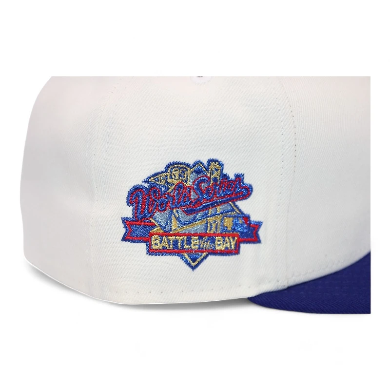 San Francisco Giants Cream and Blue "DPM Fam Pack" 1989 Battle of the Bay Patch Gray UV New Era 59Fifty Fitted Hat