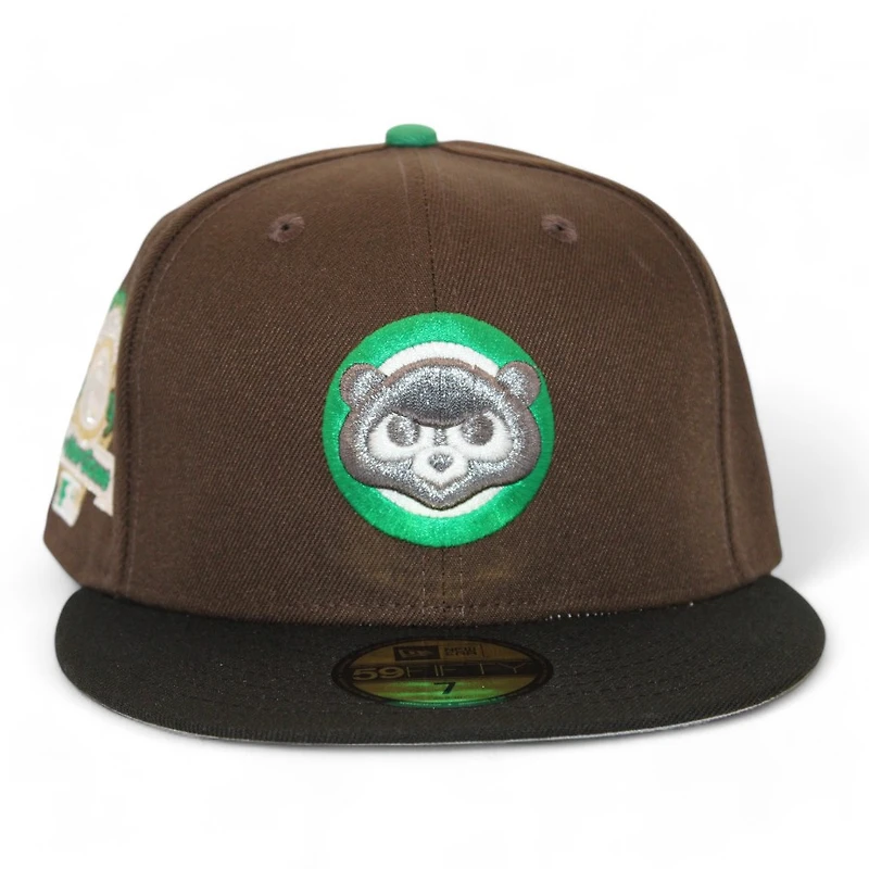 Chicago Cubs Brown and Black "Kat Gat Cap Pack" 1990 All Star Game Patch Gray UV New Era 59Fifty Fitted Hat