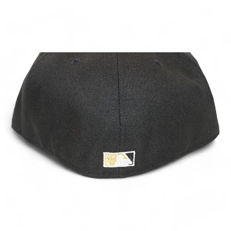 Cleveland Indians Black and Teal "Kat Gat Cap Pack" Jacobs Field Patch Gray UV New Era 59Fifty Fitted Hat