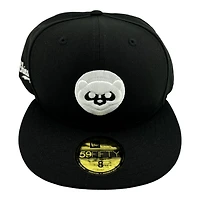 Chicago Cubs Black Script Patch Gray UV New Era 59FIFTY Fitted Hat