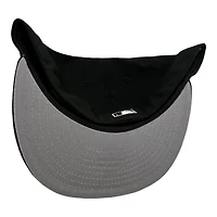 Chicago Cubs Black Script Patch Gray UV New Era 59FIFTY Fitted Hat