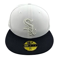 Chicago White Sox and Dark Grey 2005 WS Patch Gray UV New Era 59FIFTY Fitted Hat