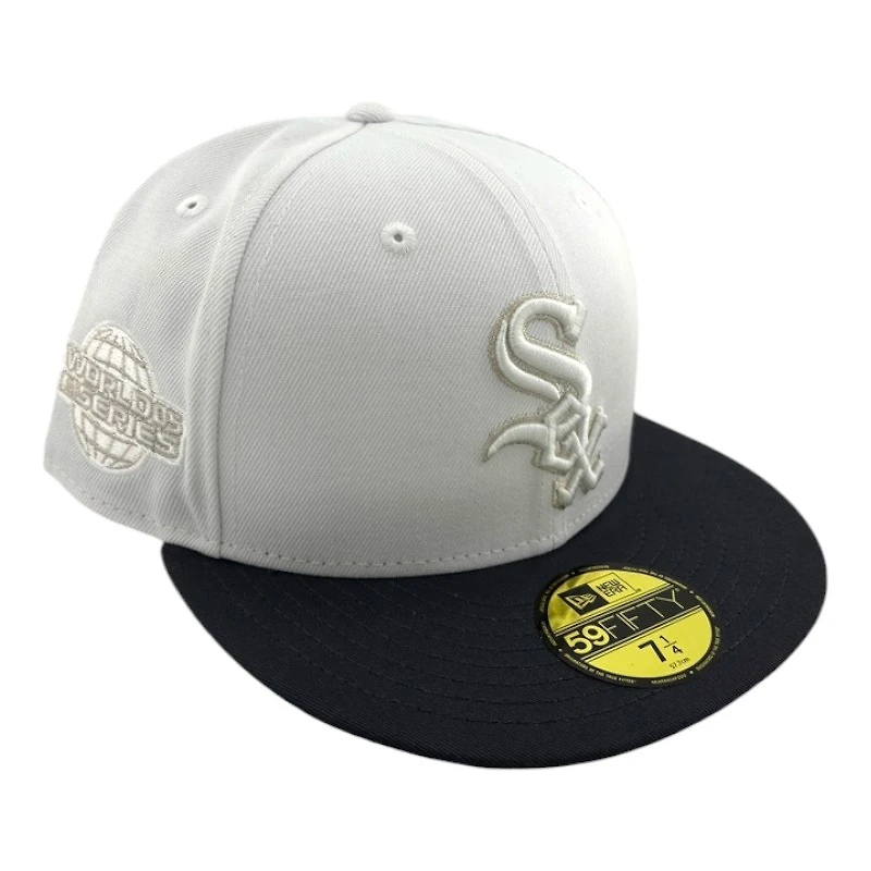 Chicago White Sox and Dark Grey 2005 WS Patch Gray UV New Era 59FIFTY Fitted Hat