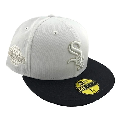 Chicago White Sox and Dark Grey 2005 WS Patch Gray UV New Era 59FIFTY Fitted Hat