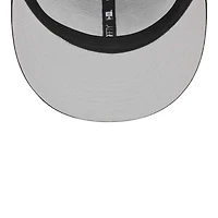 Seattle Seahawks Black and White Trucker Mesh New Era 9FIFTY Snapback Hat