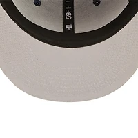 Seattle Seahawks Chrome and Navy Gray UV New Era 59FIFTY Fitted Hat