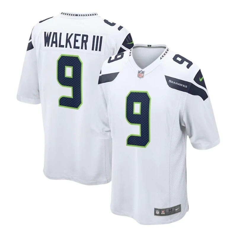 Seattle Seahawks Kenneth Walker III White Nike Game Jersey