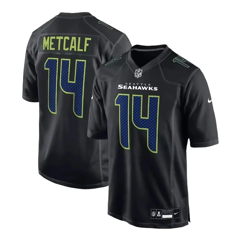 Seattle Seahawks DK Metcalf Black Nike Game Jersey