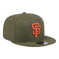 San Francisco Giants Olive Green Basic New Era 9FIFTY Snapback Hat
