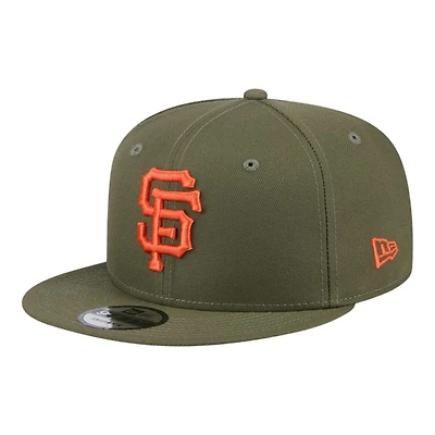 San Francisco Giants Olive Green Basic New Era 9FIFTY Snapback Hat