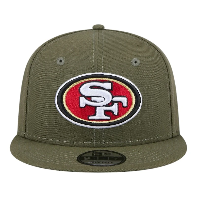San Francisco 49ers Olive Green Basic New Era 9FIFTY Snapback Hat