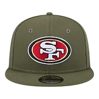 San Francisco 49ers Olive Green Basic New Era 9FIFTY Snapback Hat