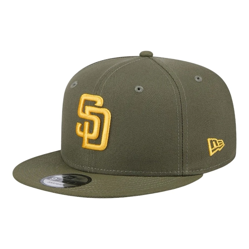 San Diego Padres Olive Green Basic New Era 9FIFTY Snapback Hat