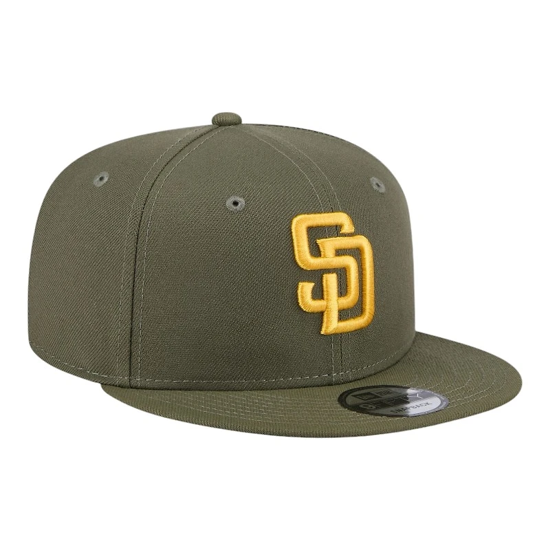 San Diego Padres Olive Green Basic New Era 9FIFTY Snapback Hat
