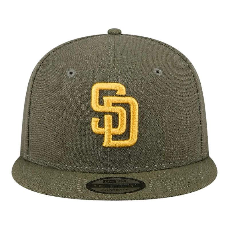 San Diego Padres Olive Green Basic New Era 9FIFTY Snapback Hat