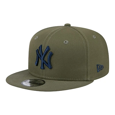 New York Yankees Olive Green Basic New Era 9FIFTY Snapback Hat