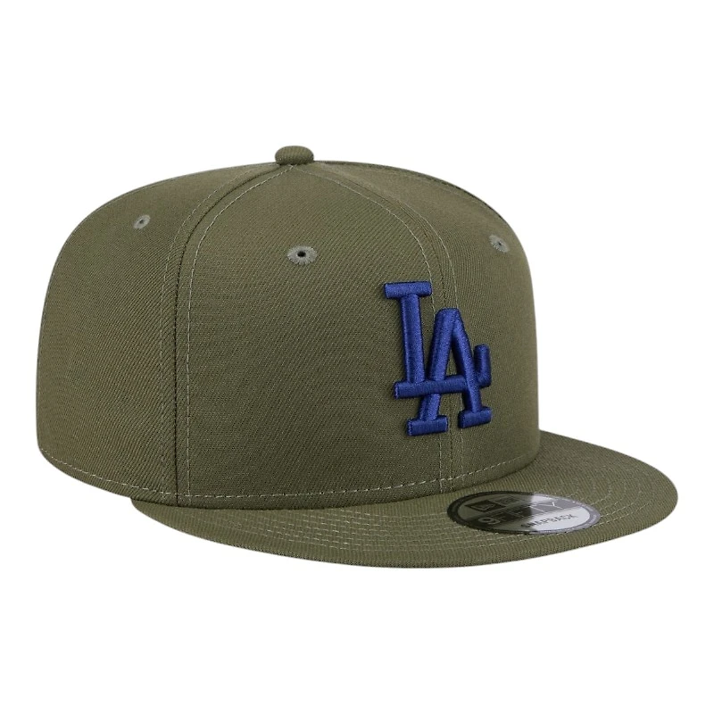 Los Angeles Dodgers Olive Green Basic New Era 9FIFTY Snapback Hat