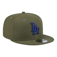 Los Angeles Dodgers Olive Green Basic New Era 9FIFTY Snapback Hat