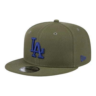 Los Angeles Dodgers Olive Green Basic New Era 9FIFTY Snapback Hat