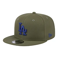 Los Angeles Dodgers Olive Green Basic New Era 9FIFTY Snapback Hat