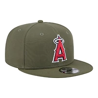 Los Angeles Angels Olive Green Basic New Era 9FIFTY Snapback Hat