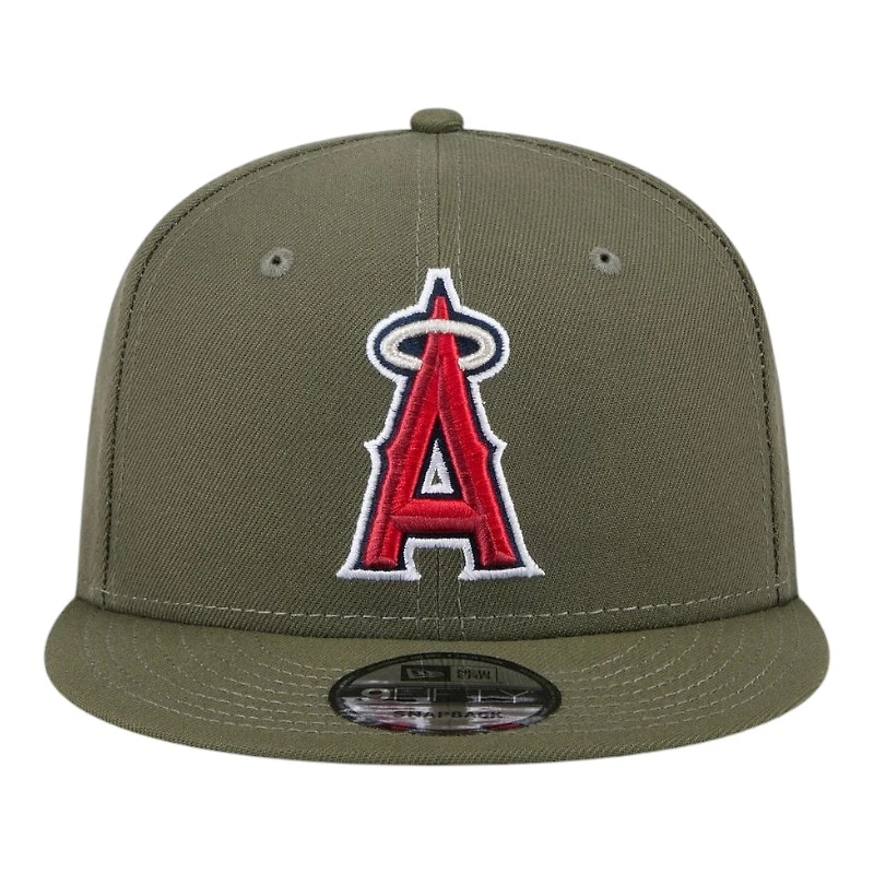 Los Angeles Angels Olive Green Basic New Era 9FIFTY Snapback Hat