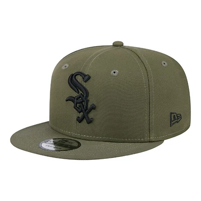 Chicago White Sox Olive Green Basic New Era 9FIFTY Snapback Hat