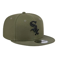 Chicago White Sox Olive Green Basic New Era 9FIFTY Snapback Hat