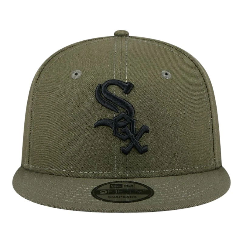 Chicago White Sox Olive Green Basic New Era 9FIFTY Snapback Hat