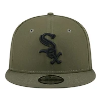 Chicago White Sox Olive Green Basic New Era 9FIFTY Snapback Hat