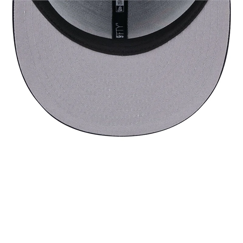 Seattle Mariners Navy Script Wordmark Logo Patch New Era 9FIFTY Snapback Hat