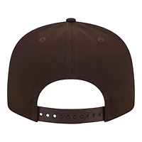 San Diego Padres Brown Script Wordmark Logo Patch New Era 9FIFTY Snapback Hat