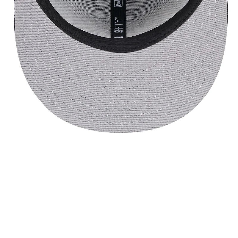 Pittsburgh Pirates Black Script Wordmark Logo Patch New Era 9FIFTY Snapback Hat